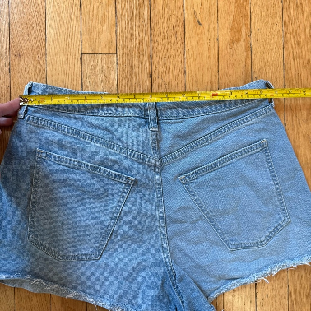 Universal Thread Light Blue & Black High-Rise Denim Jean Shorts Duo - Picture 6 of 9